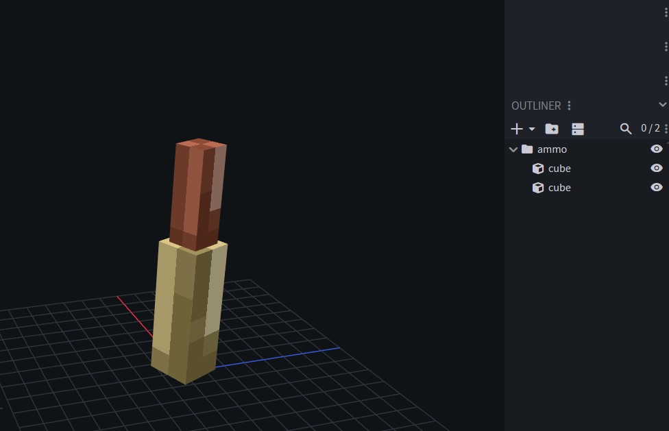 Blockbench ammo model example