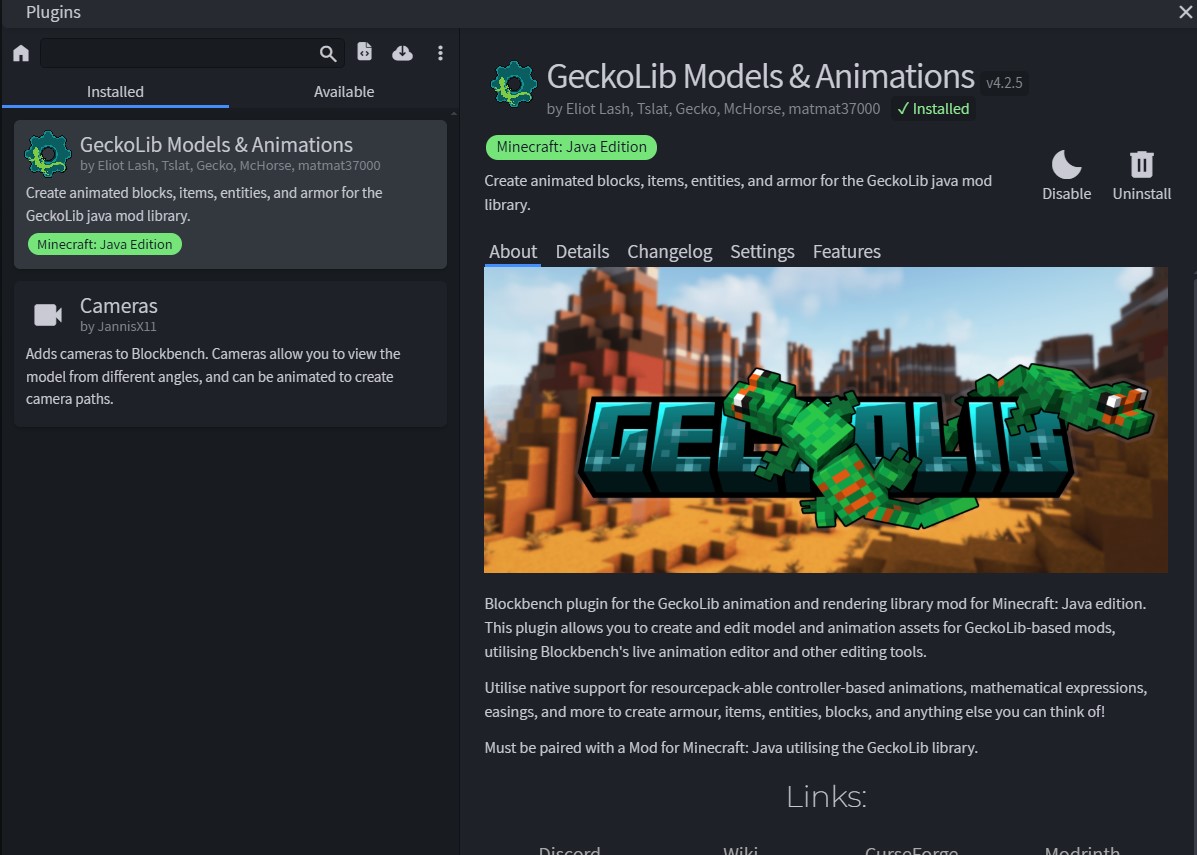 Blockbench plugins example